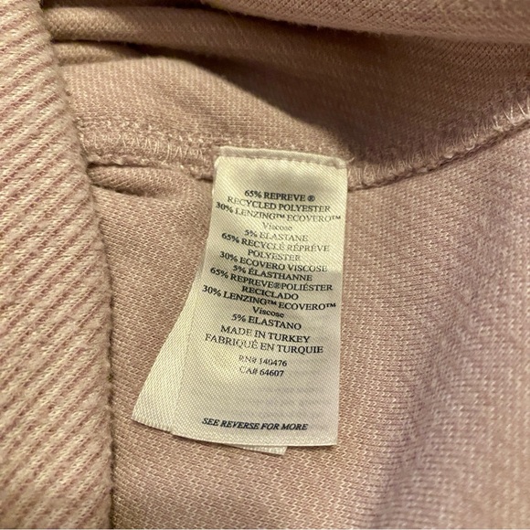 Faherty LEGEND SWEATER SHIRT Fawn Pink Twill Medium - Picture 8 of 10